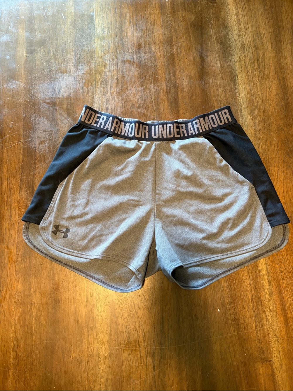Under Armour Women's Gray Athletic Shorts - Picture 2 of 5